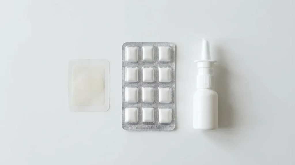 Засоби нікотинозамісної терапії: пластир, жувальна гумка і спрей