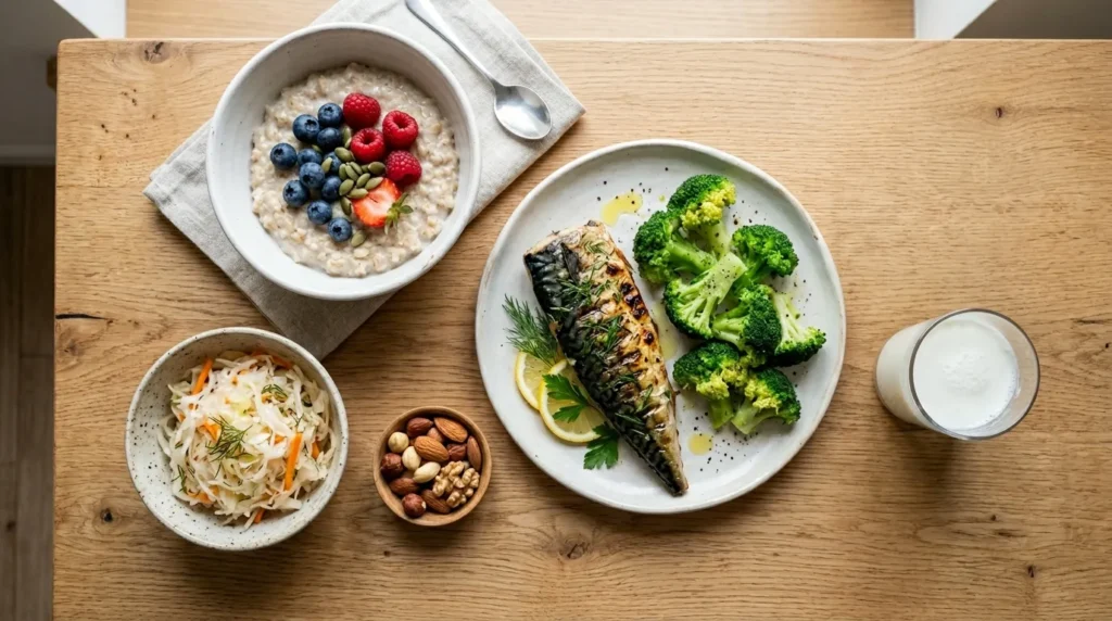 план харчування для зміцнення імунітету — сніданок обід вечеря