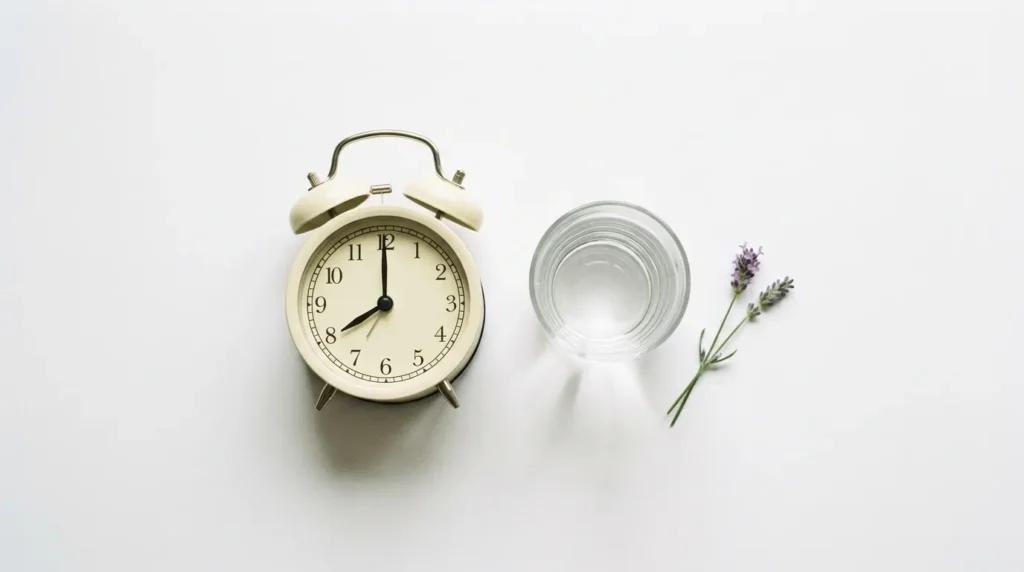 Будильник на 8 годин, склянка води і лаванда — важливість 
сну і гідратації для схуднення