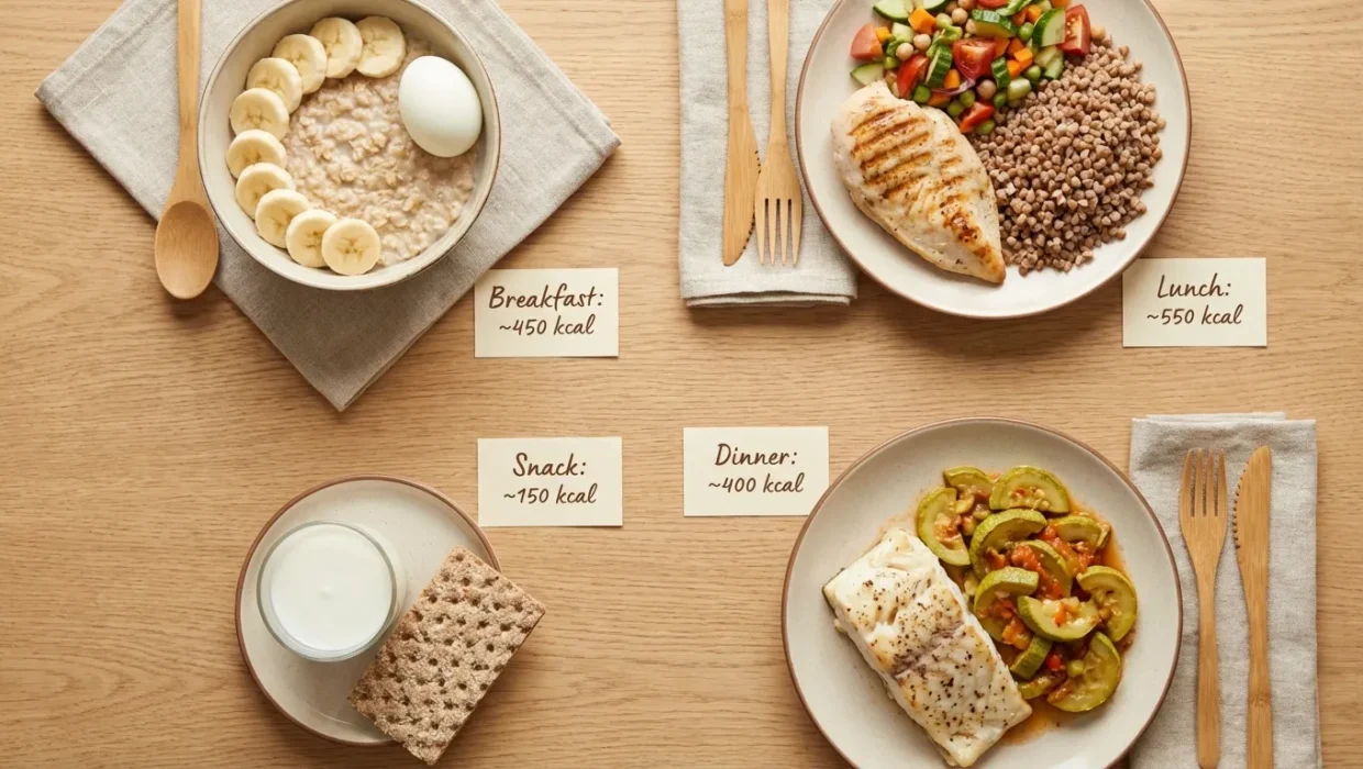 Денний раціон 1500 калорій: готове меню та розрахунок КБЖУ