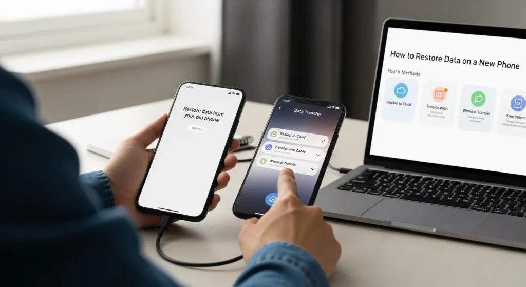 Як відновити дані на новому телефоні