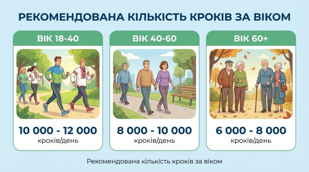 Як правильно рахувати ходьбу