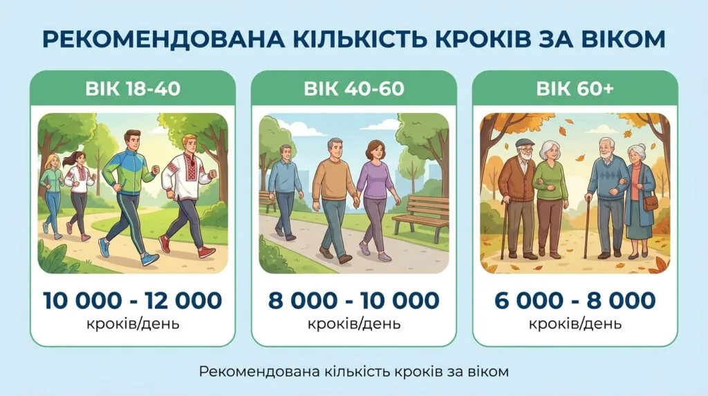 Як правильно рахувати ходьбу
