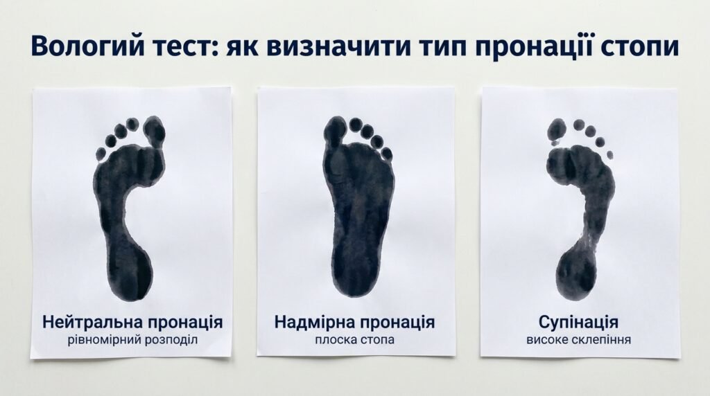 Визначте тип пронації вашої стопи