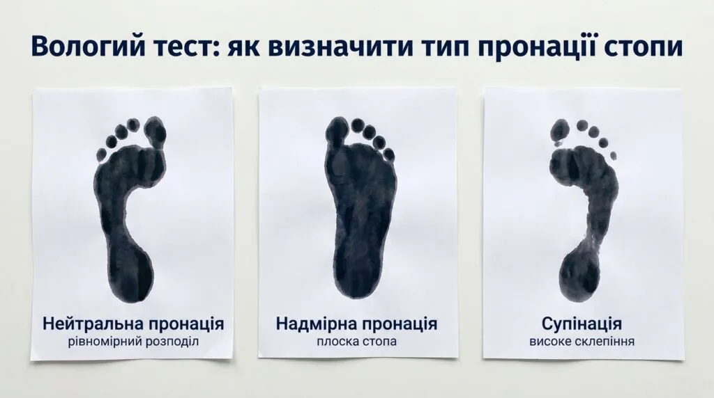 Визначте тип пронації вашої стопи