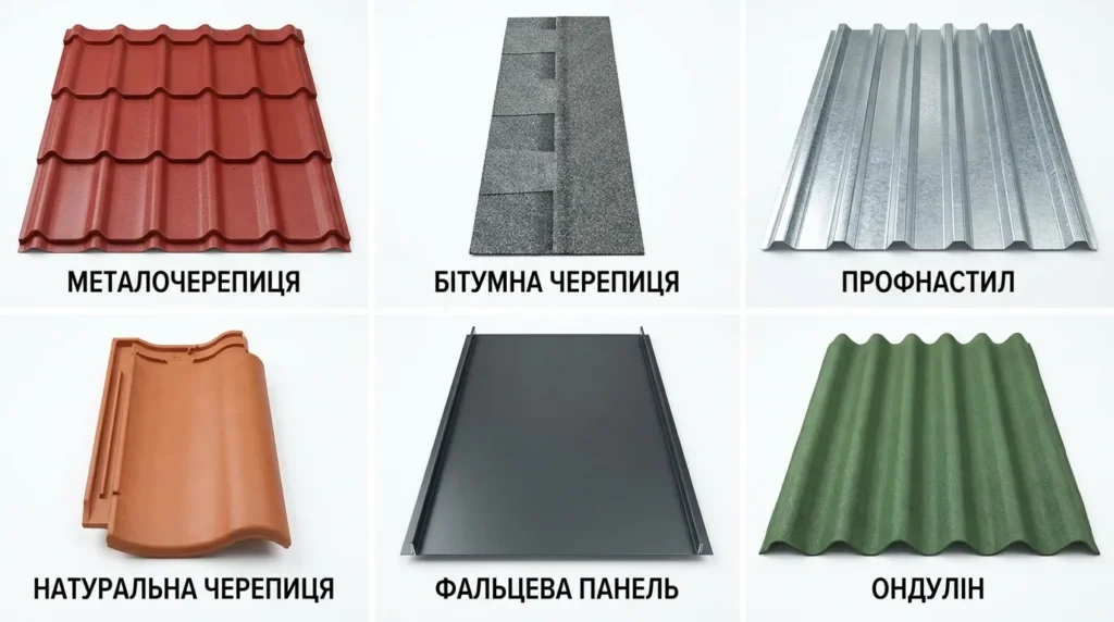 порівняння покрівельних матеріалів металочерепиця бітумна черепиця профнастил