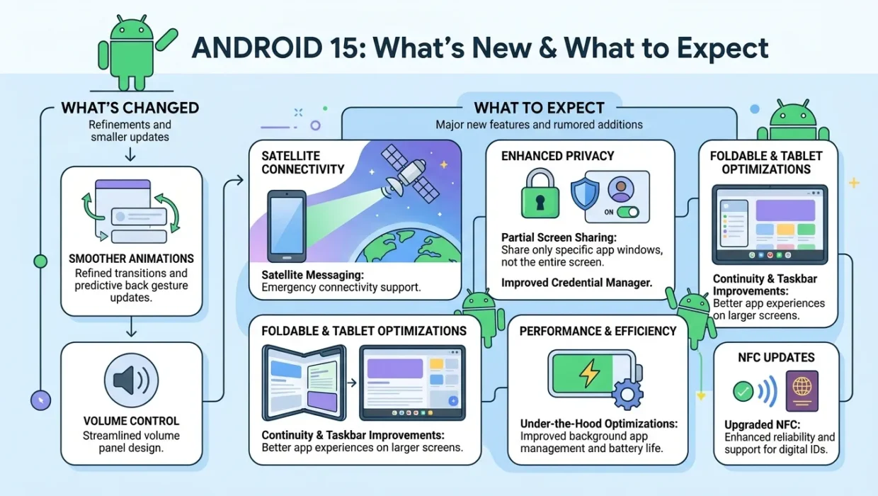 Нові функції Android 15: що змінилося і чого чекати від оновлення