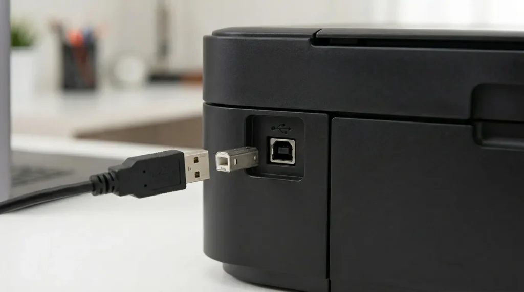 Підключення принтера через USB-кабель