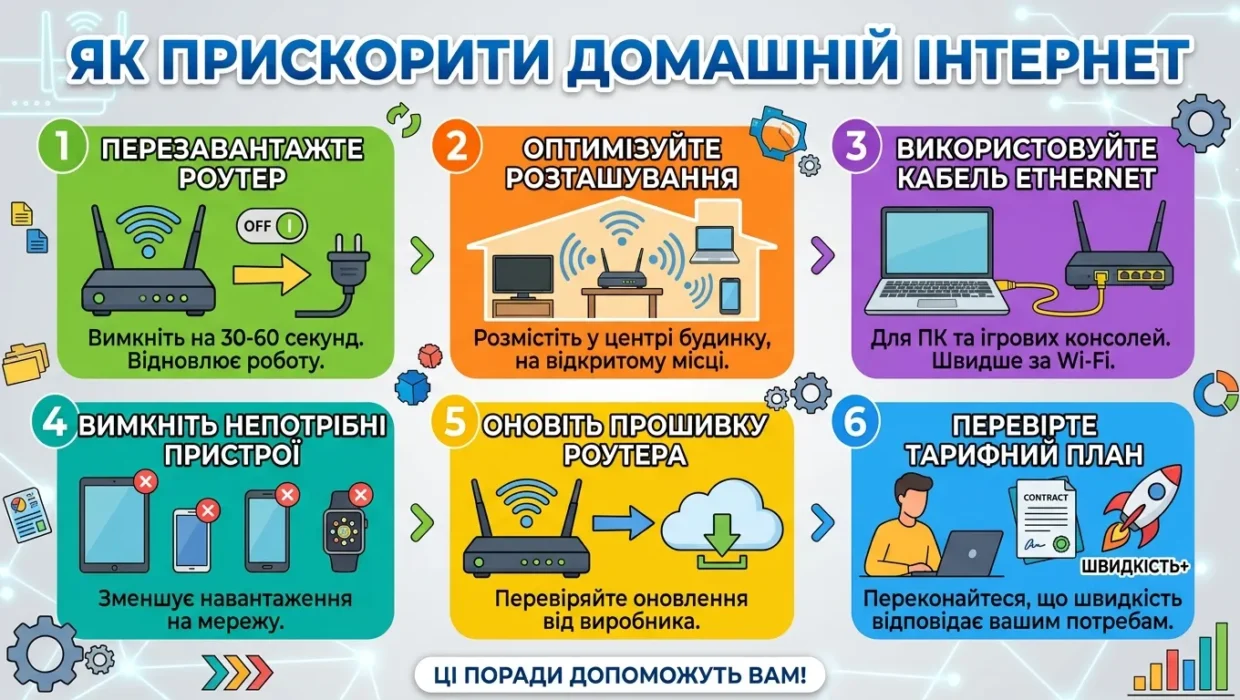 Як прискорити інтернет вдома: 9 способів для WiFi без майстра