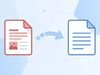 Ілюстрація конвертації PDF файлу у редагований документ Word безкоштовно